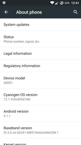 Fotografía - [Actualización: Nuevos enlaces] cianógeno OS 12.1 OTA actualización (basado en Android 5.1.1) ya está disponible para descargar para el OnePlus Uno